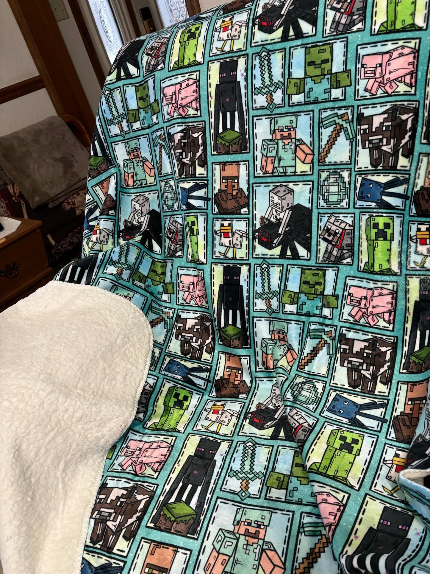Minecraft blanket